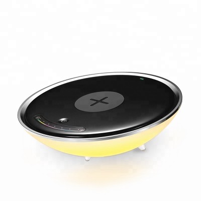 Wireless charging  bedside lamp with LED RGB lighting and night light for livingroom hotel bedroom